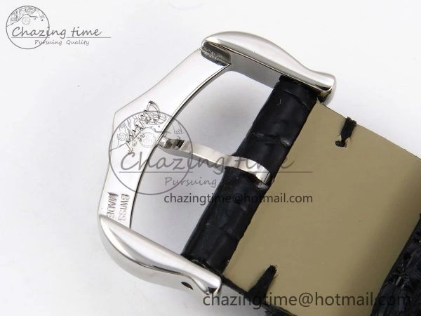 Sustainable Tank Must Large SS 33.7mm DRF 1:1 Best Edition Black Dial on Black Leather Strap Swiss Quartz 5959