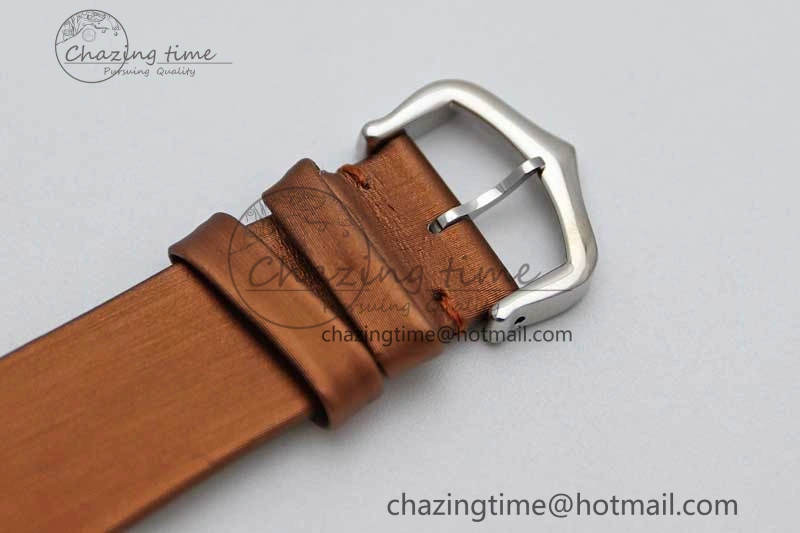 ModernLook Tank Must Large SS K11F 1:1 Best Edition White Dial Diamonds Bezel on Satin Leather Strap Ronda Quartz 10223