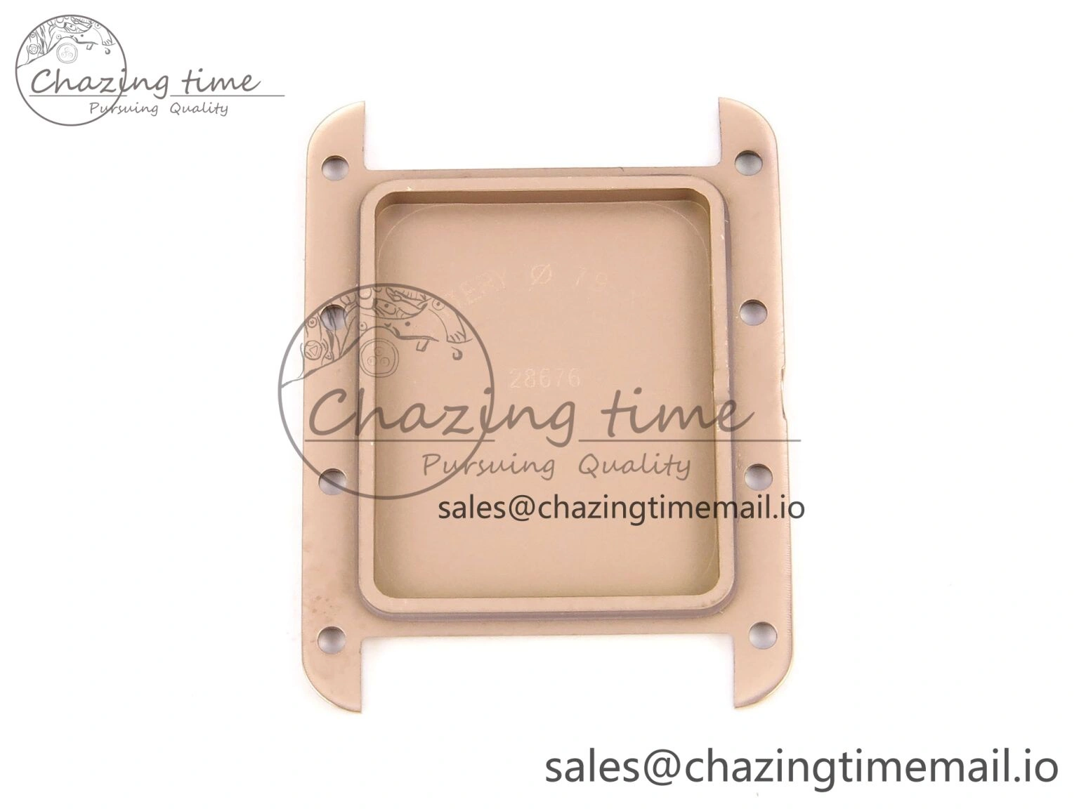 Effortless Tank Must RG 22mm AF 1:1 Best Edition White Dial on Brown Leather Strap Ronda Quartz 5874