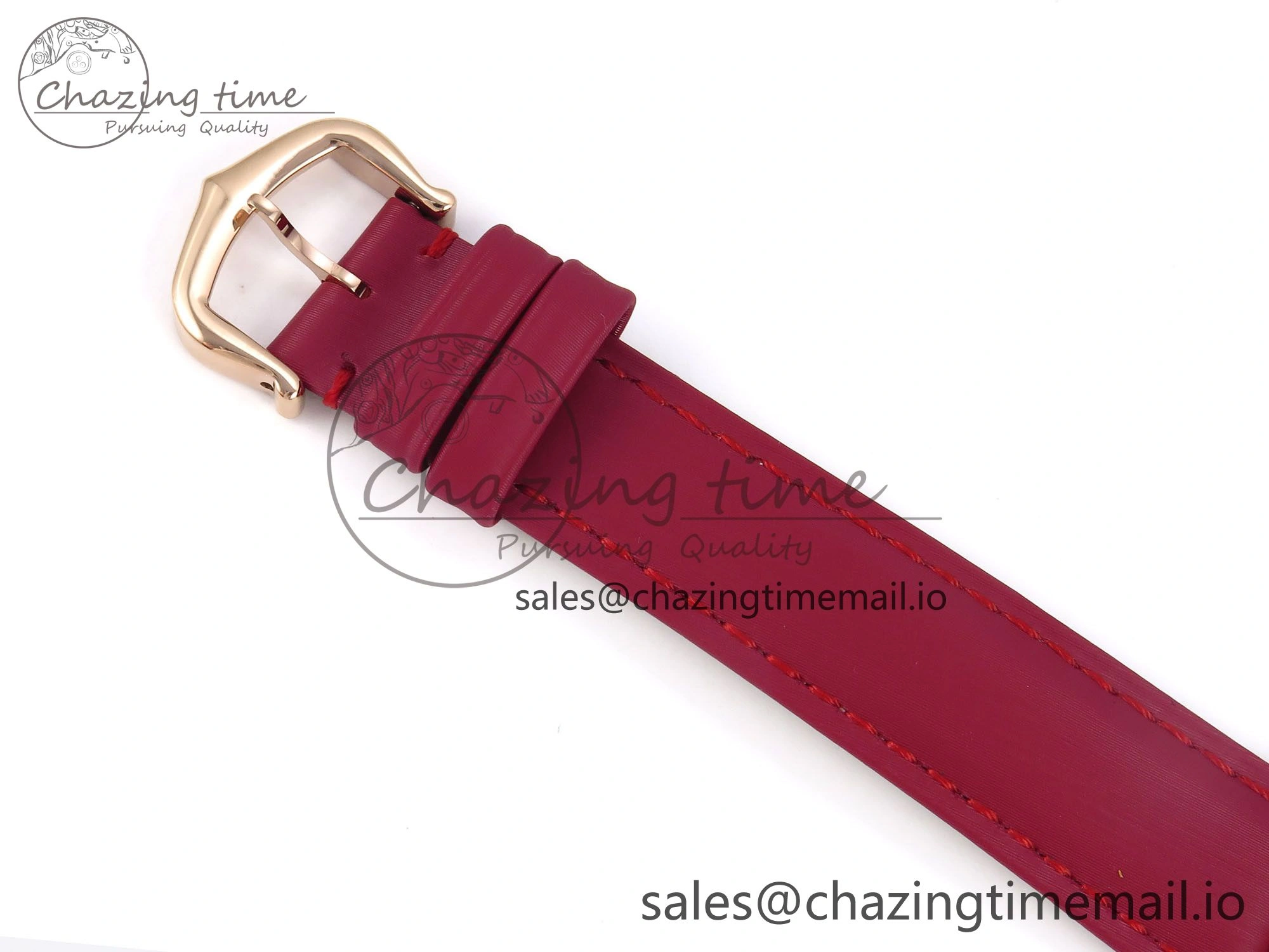 Tank Must RG 22mm AF 1:1 Best Edition White Dial on Red Fabric Strap Ronda Quartz SoftTouch 5871