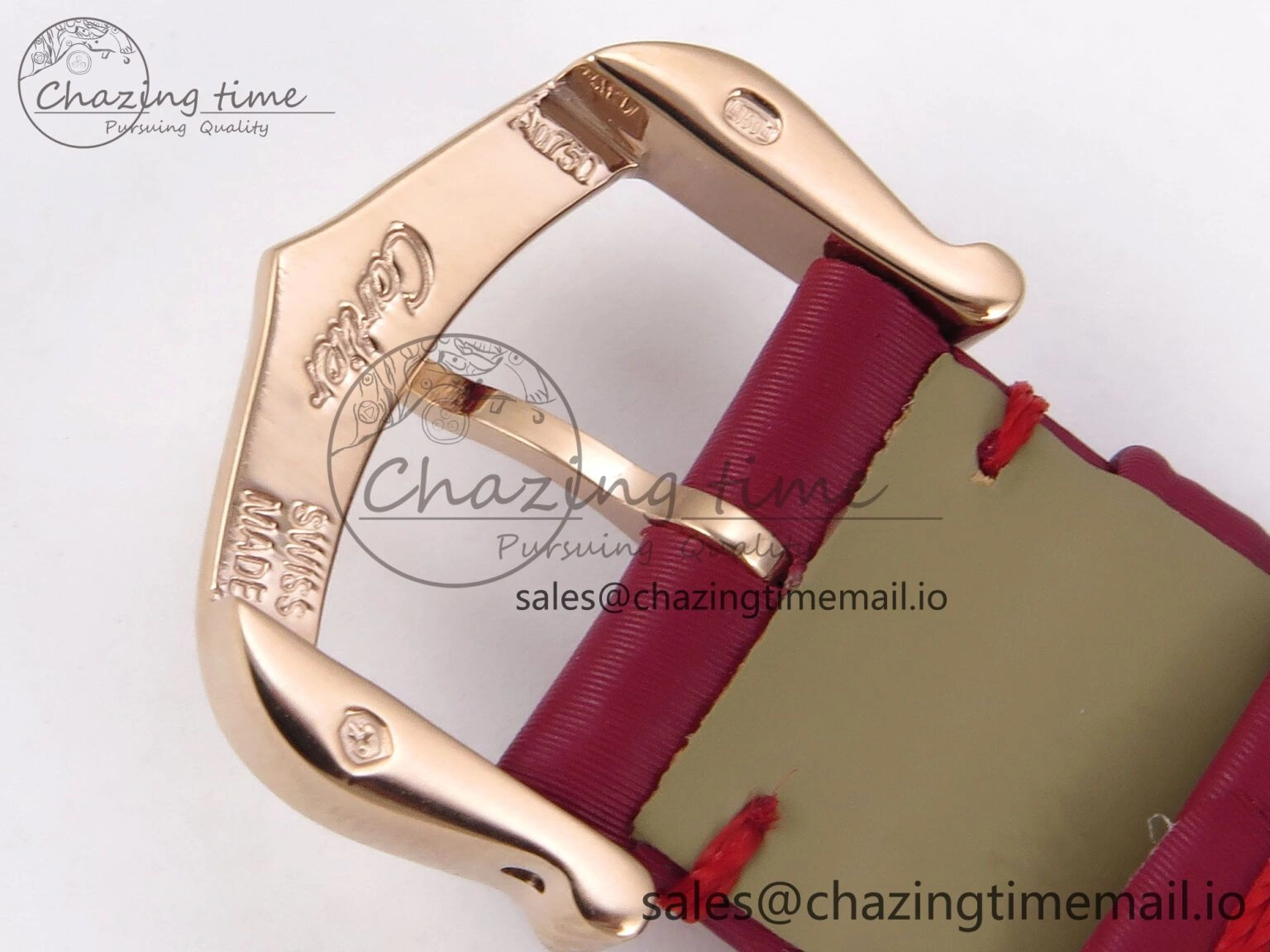 Tank Must RG 22mm AF 1:1 Best Edition White Dial on Red Fabric Strap Ronda Quartz SoftTouch 5871