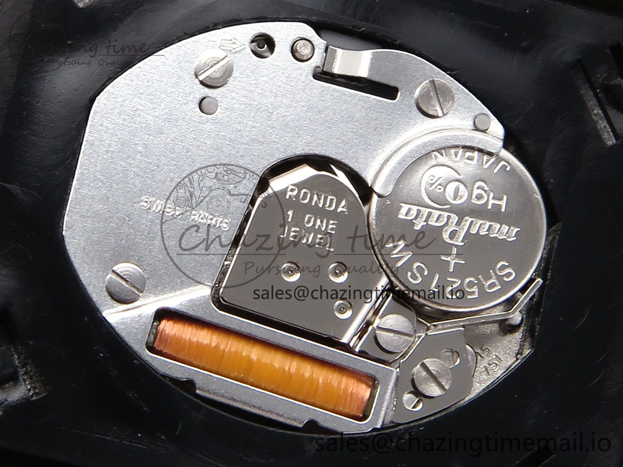 Tank Must RG 25.5mm AF 1:1 Best Edition White Dial on Blue Leather Strap Ronda Quartz Lightweight 5886
