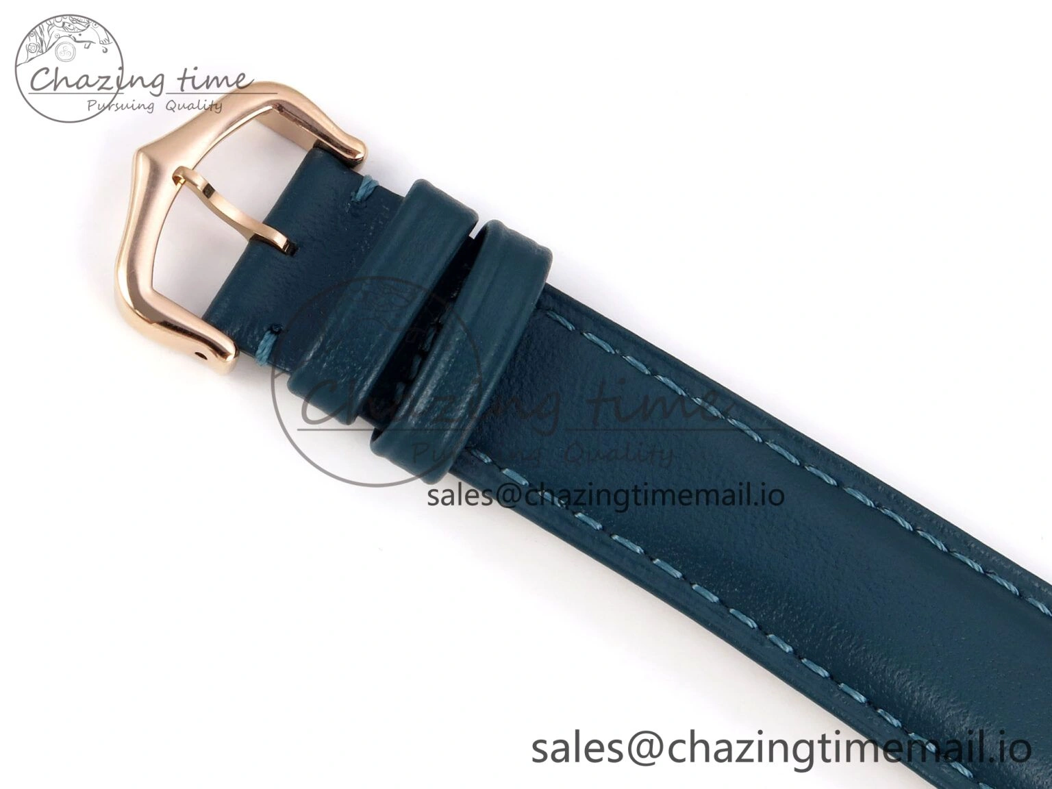 Tank Must RG 25.5mm AF 1:1 Best Edition White Dial on Blue Leather Strap Ronda Quartz Lightweight 5886