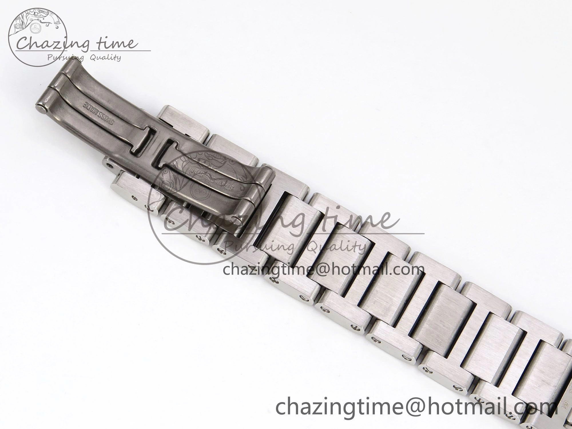 Timeless Tank Must SS 33.7mm DRF 1:1 Best Edition White Dial on SS Bracelet Jap Quartz 5964