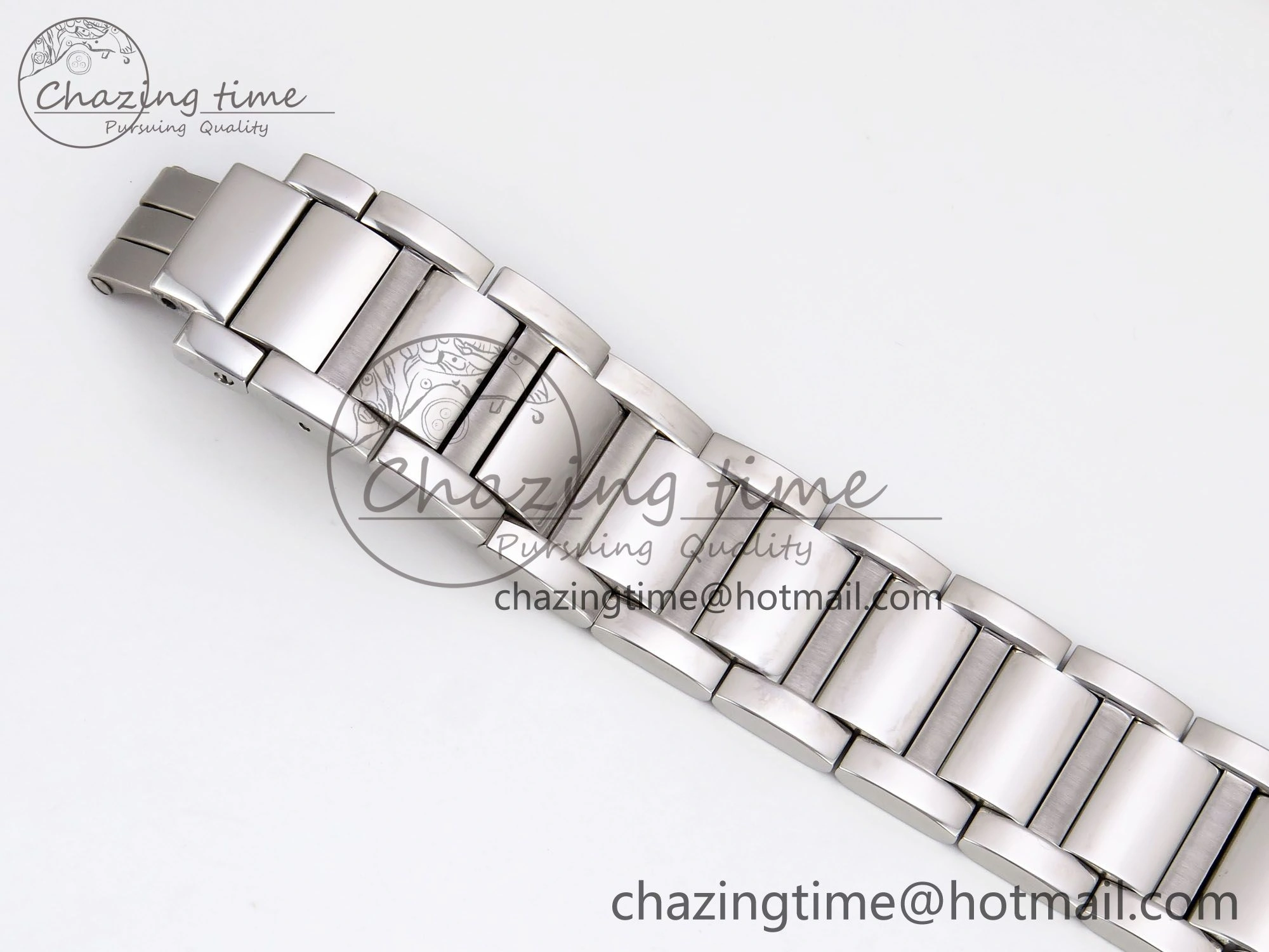 Cozy Tank Must SS 33.7mm DRF 1:1 Best Edition White Dial on SS Bracelet Jap Quartz 5961