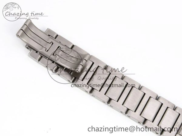 Cozy Tank Must SS 33.7mm DRF 1:1 Best Edition White Dial on SS Bracelet Jap Quartz 5961