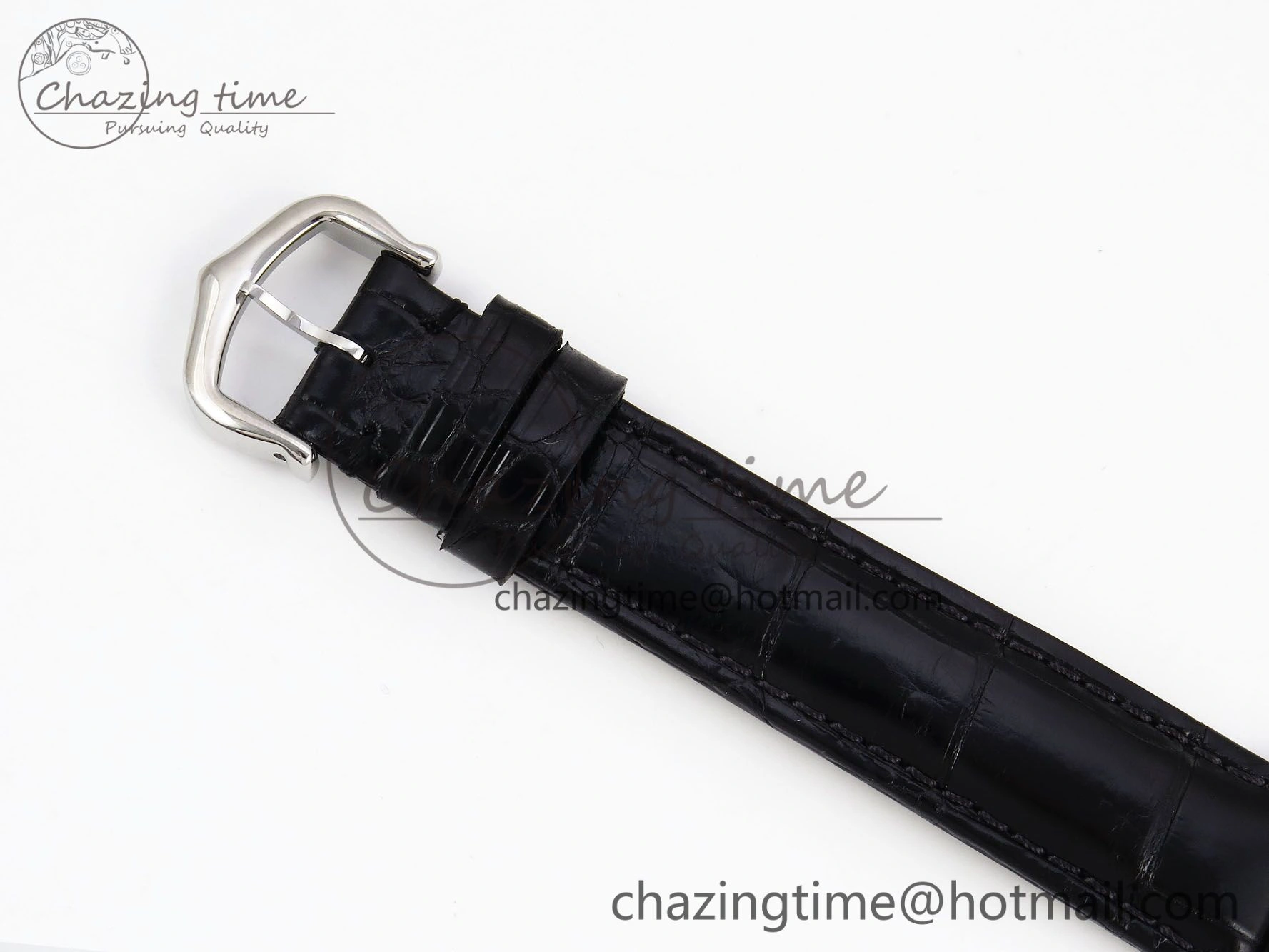 Tank Must Small SS 29mm DRF 1:1 Best Edition Black Dial on Black Leather Strap Swiss Quartz WrinkleFree 5954