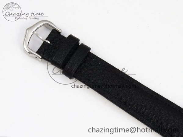 Tank Must Small SS 29mm DRF 1:1 Best Edition White Dial on Black Leather Strap Swiss Quartz MultiPurpose 5947
