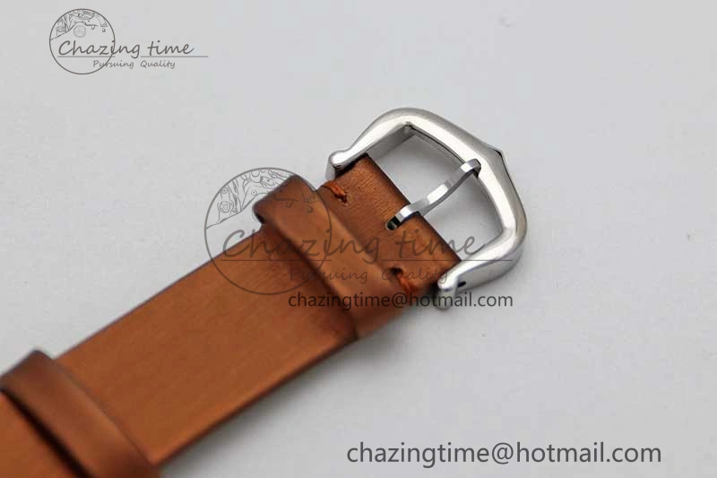 FashionForward Tank Must Small SS K11F 1:1 Best Edition White Dial Diamonds Bezel on Satin Leather Strap Ronda Quartz 6066