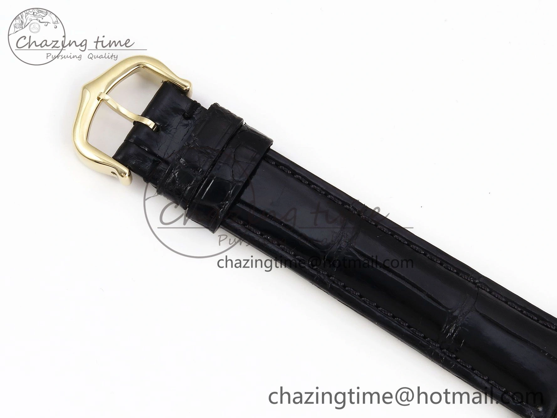 Tank Must Small YG 29mm DRF 1:1 Best Edition YG Dial on Black Leather Strap Swiss Quartz FastDry 5951