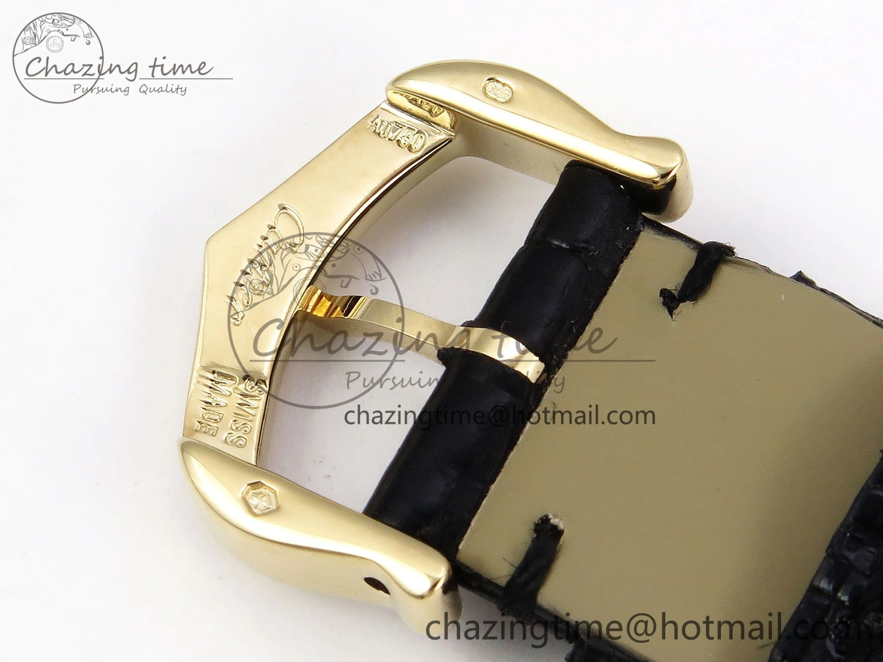 Tank Must Small YG 29mm DRF 1:1 Best Edition YG Dial on Black Leather Strap Swiss Quartz FastDry 5951
