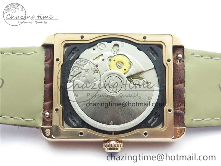 Tank Solo 31mm RG V9F 1:1 Best Edition White Dial on Brown Leather Strap MIYOTA EyeCatching 6093
