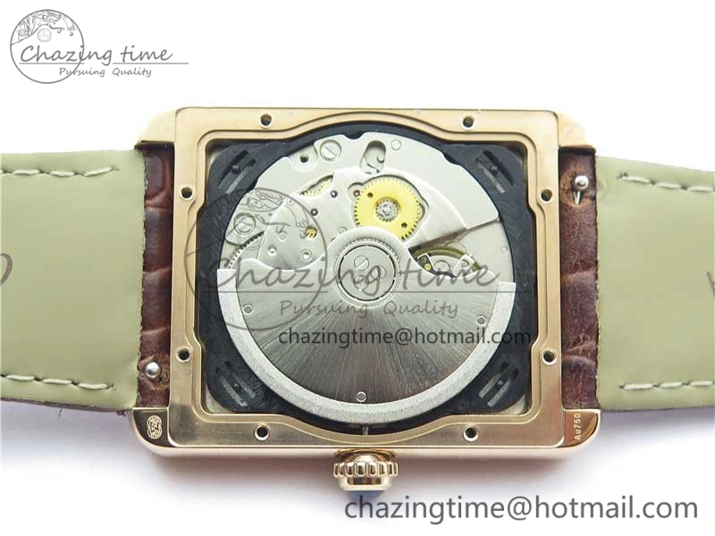 Tank Solo 31mm RG V9F 1:1 Best Edition White Dial on Brown Leather Strap MIYOTA EyeCatching 6093