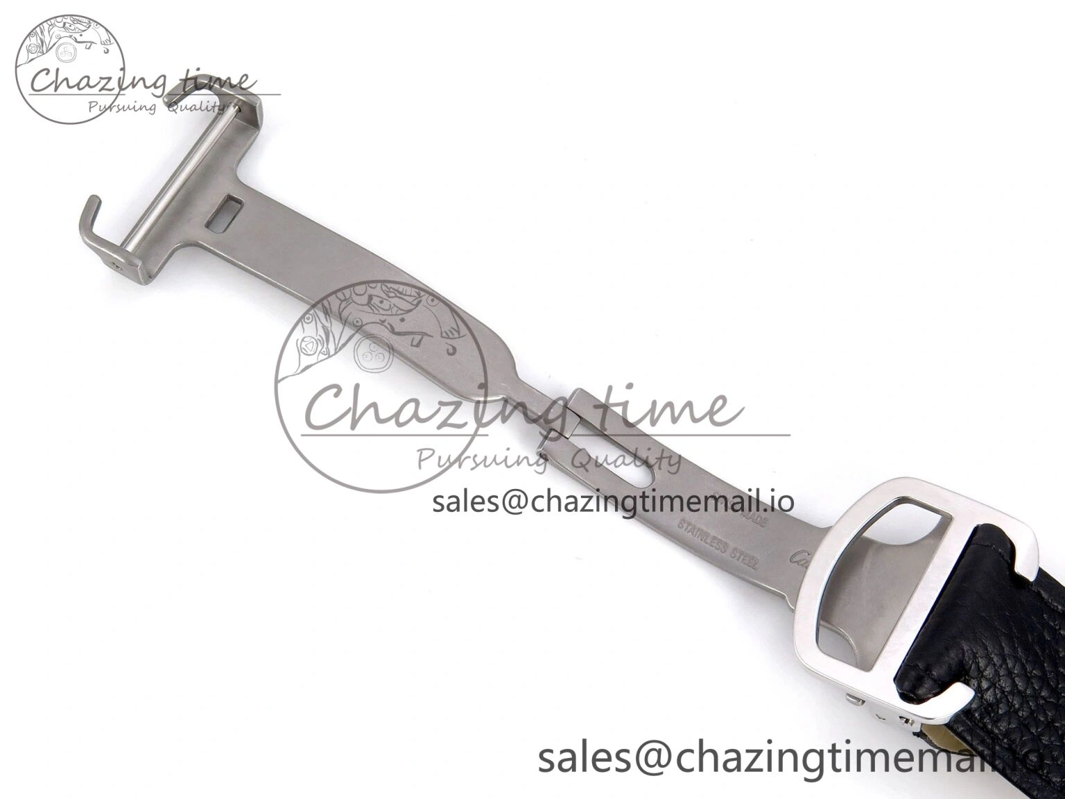 Lightweight Tank Solo 31mm SS AF 1:1 Best Edition White Dial Diamonds Bezel on Black Leather Strap MIYOTA 5916