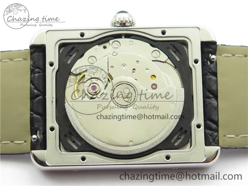 Tank Solo 31mm SS V9F 1:1 Best Edition White Dial on Black Leather Strap MIYOTA Popular 10452