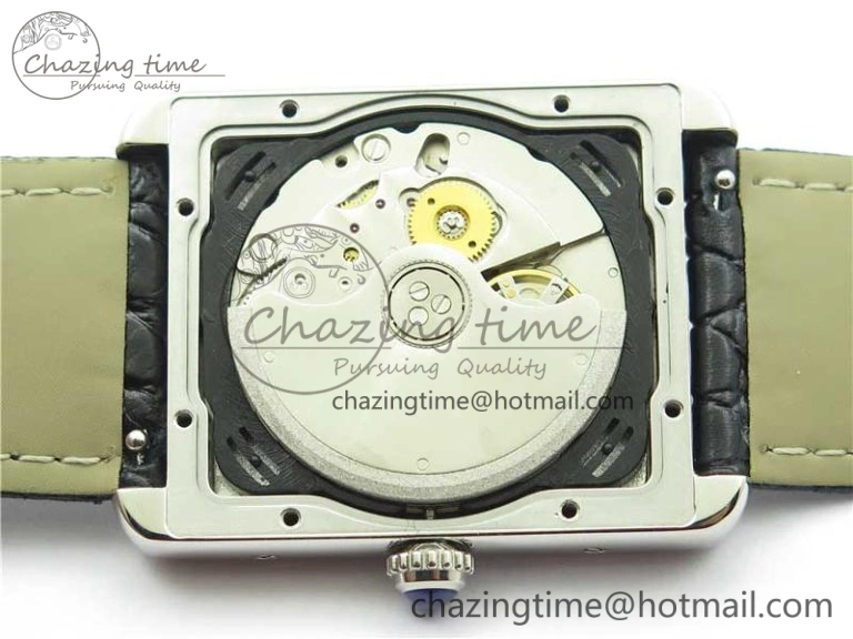 Tank Solo 31mm SS V9F 1:1 Best Edition White Dial on Black Leather Strap MIYOTA Popular 10452