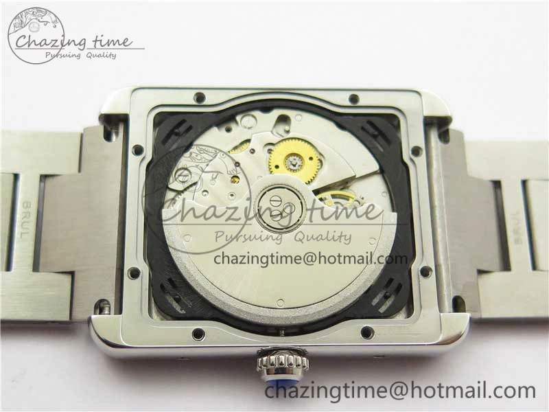 OdorResistant Tank Solo 31mm SS V9F 1:1 Best Edition White Dial on SS Bracelet MIYOTA 6096