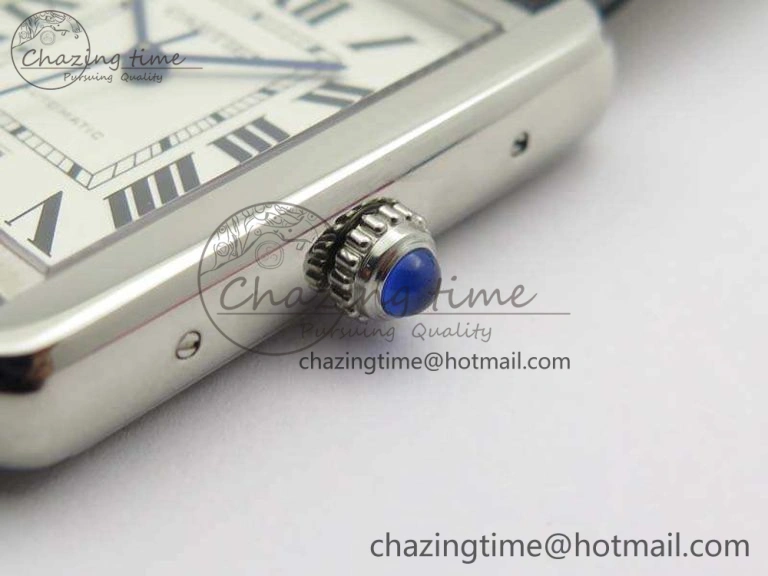 Flexible Tank Solo 31mm SS ZF 1:1 Best Edition White Dial On Black Leather Strap MIYOTA 6271
