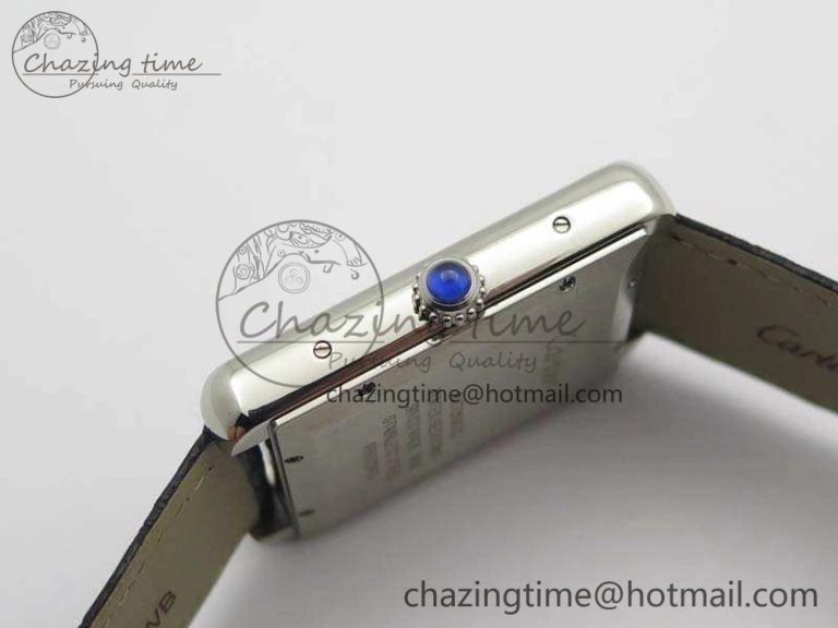 Flexible Tank Solo 31mm SS ZF 1:1 Best Edition White Dial On Black Leather Strap MIYOTA 6271