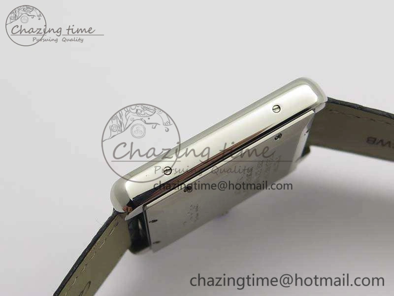 Flexible Tank Solo 31mm SS ZF 1:1 Best Edition White Dial On Black Leather Strap MIYOTA 6271