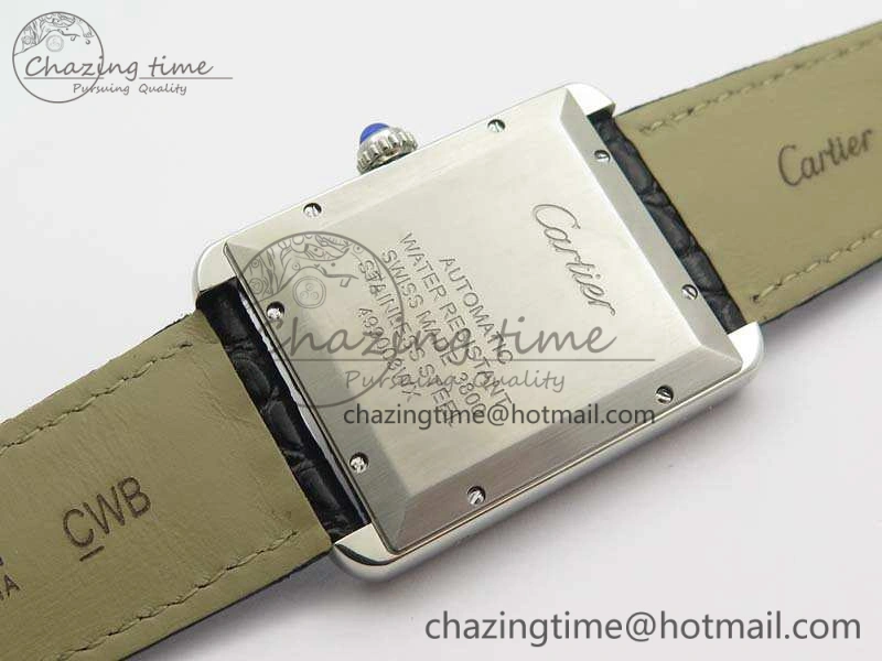 Flexible Tank Solo 31mm SS ZF 1:1 Best Edition White Dial On Black Leather Strap MIYOTA 6271