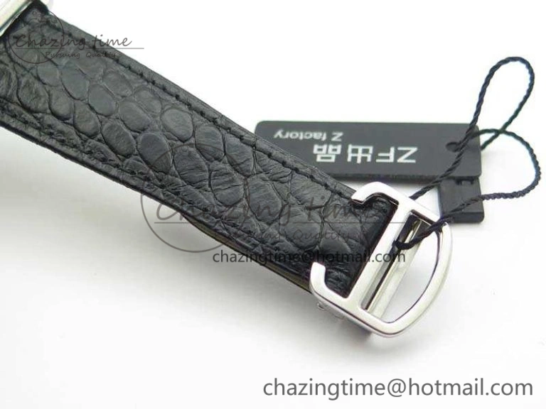 Flexible Tank Solo 31mm SS ZF 1:1 Best Edition White Dial On Black Leather Strap MIYOTA 6271