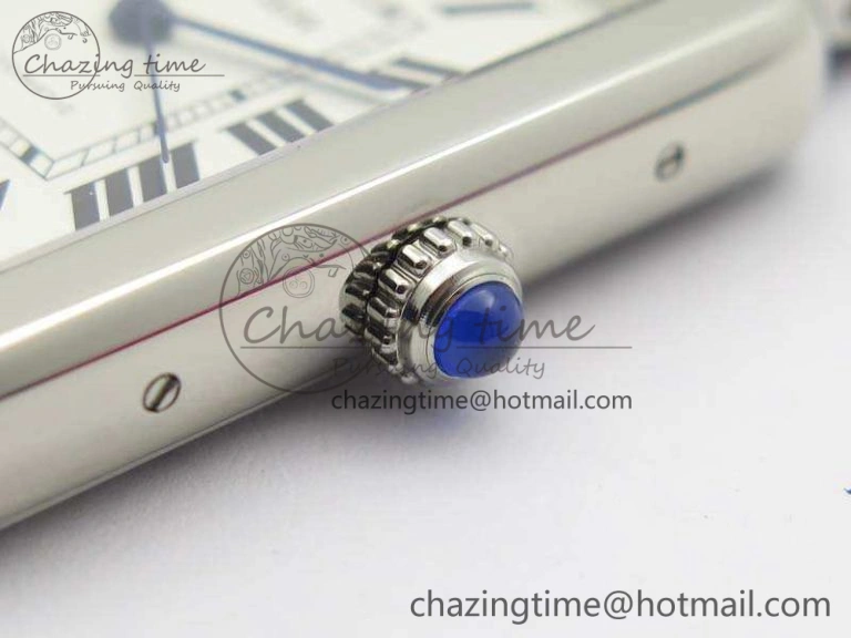 Tank Solo 31mm SS ZF 1:1 Best Edition White Dial On SS Bracelet MIYOTA Bright 6269