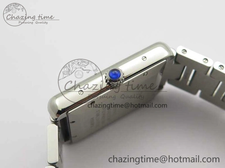 Tank Solo 31mm SS ZF 1:1 Best Edition White Dial On SS Bracelet MIYOTA Bright 6269