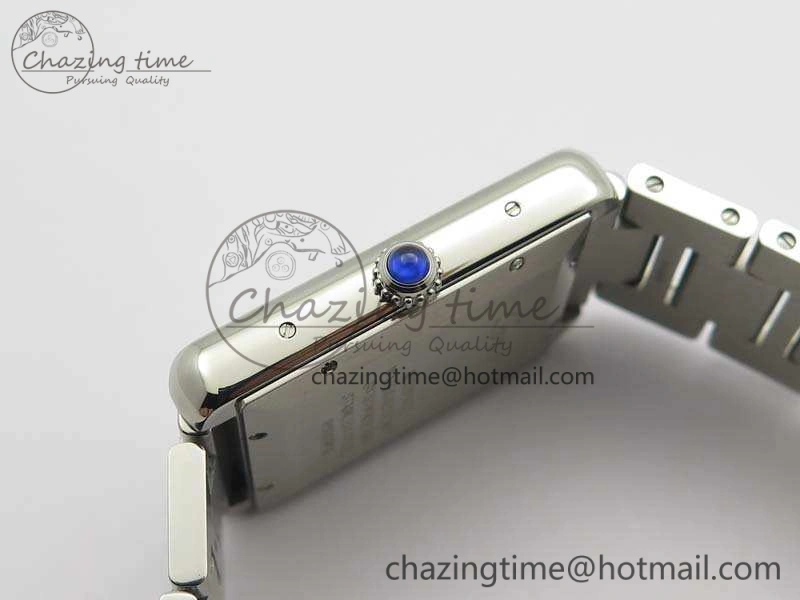 Tank Solo 31mm SS ZF 1:1 Best Edition White Dial On SS Bracelet MIYOTA Bright 6269