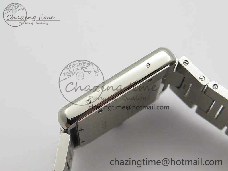 Tank Solo 31mm SS ZF 1:1 Best Edition White Dial On SS Bracelet MIYOTA Bright 6269