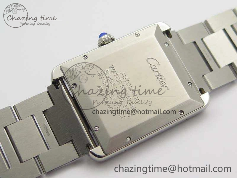 Tank Solo 31mm SS ZF 1:1 Best Edition White Dial On SS Bracelet MIYOTA Bright 6269