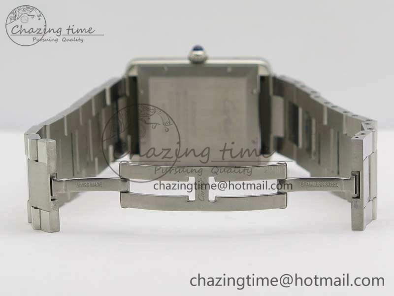 Tank Solo 31mm SS ZF 1:1 Best Edition White Dial On SS Bracelet MIYOTA Bright 6269