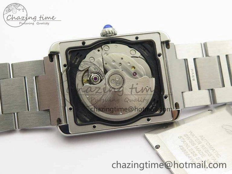 Tank Solo 31mm SS ZF 1:1 Best Edition White Dial On SS Bracelet MIYOTA Bright 6269