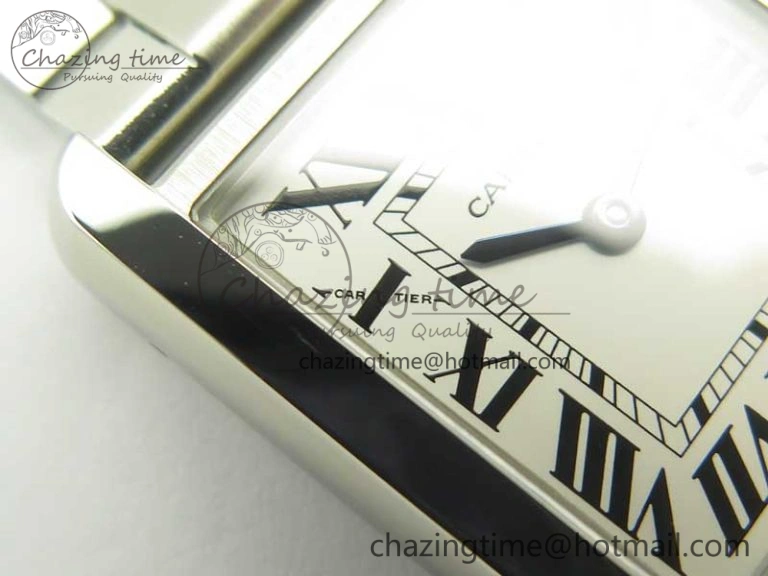 Breathable Tank Solo Ladies 25mm SS K11F 1:1 Best Edition White Dial on SS Bracelet Ronda Quartz 6202