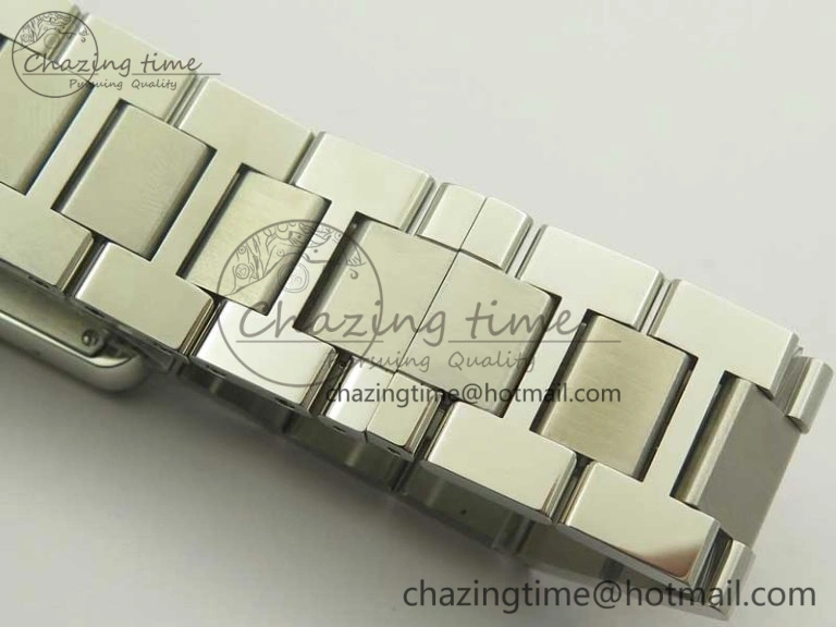 ZeroBulk Tank Solo Ladies 28mm SS Diamond Bezel K11F 1:1 Best Edition White Dial on SS Bracelet Ronda Quartz 10670