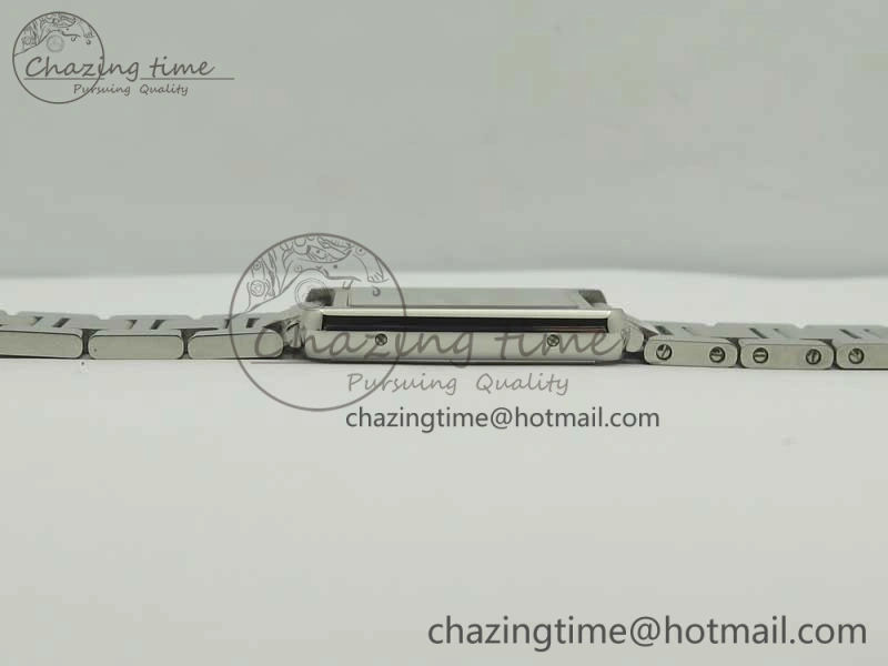 Tank Solo Ladies 28mm SS K11F 1:1 Best Edition White Dial on SS Bracelet Ronda Quartz Lightweight 6196
