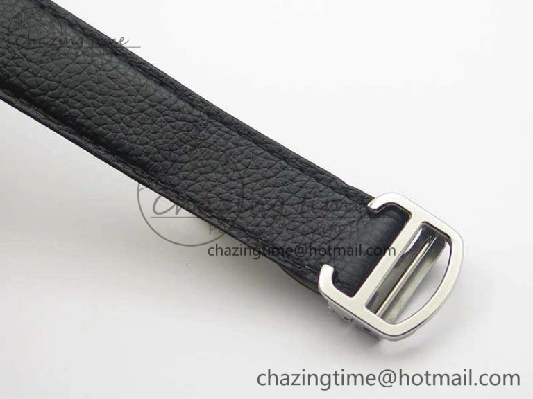 Tank Solo Ladies 28mm SS ZF 1:1 Best Edition White Dial On Leather Strap Ronda Quartz Comfortable 6258