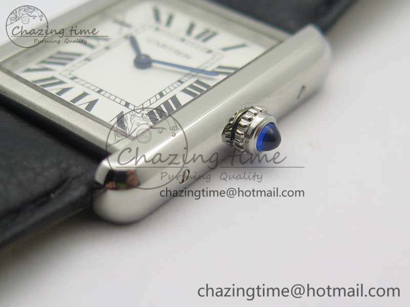 Tank Solo W5200002 Ladies 25mm SS ZF 1:1 Best Edition White Dial On Leather Strap Ronda Quartz Versatile 6260