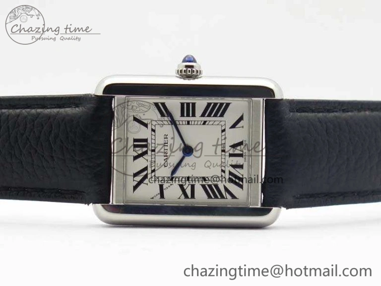 Tank Solo W5200002 Ladies 25mm SS ZF 1:1 Best Edition White Dial On Leather Strap Ronda Quartz Versatile 6260