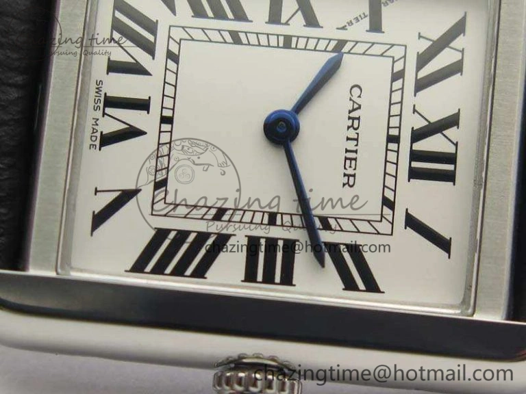 Tank Solo W5200002 Ladies 25mm SS ZF 1:1 Best Edition White Dial On Leather Strap Ronda Quartz Versatile 6260