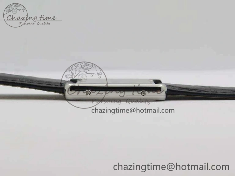 Stretchable Tank Solo W5200002 Ladies 28mm SS LMF 1:1 Best Edition White Dial On Leather Strap Ronda Quartz 6266