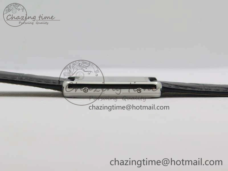 Stretchable Tank Solo W5200002 Ladies 28mm SS LMF 1:1 Best Edition White Dial On Leather Strap Ronda Quartz 6266