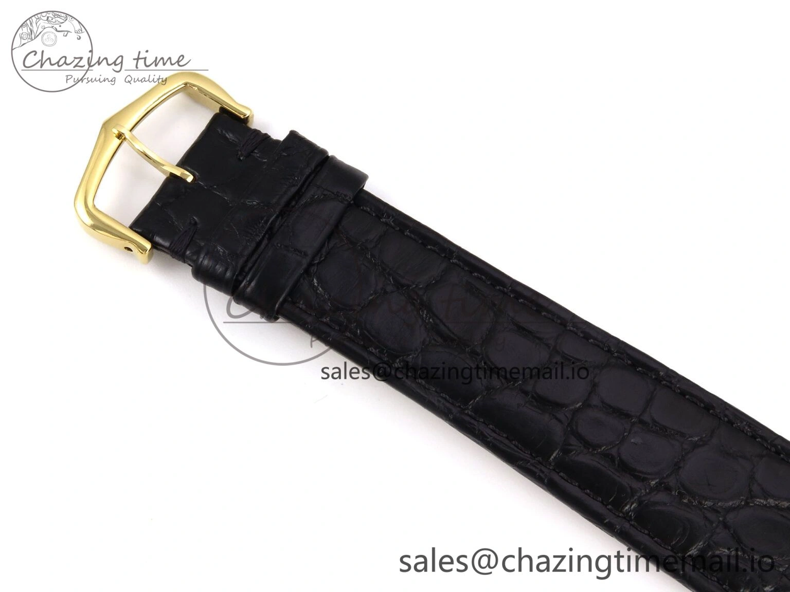 Tank Solo YG AF 1:1 Best Edition White Dial Diamonds Bezel on Black Leather Strap Ronda Quartz Breathable 5864