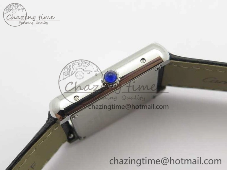 Tank W5200002 Ladies 25mm SS GPF 1:1 Best Edition White Dial On Leather Strap Ronda Quartz Resilient 6280