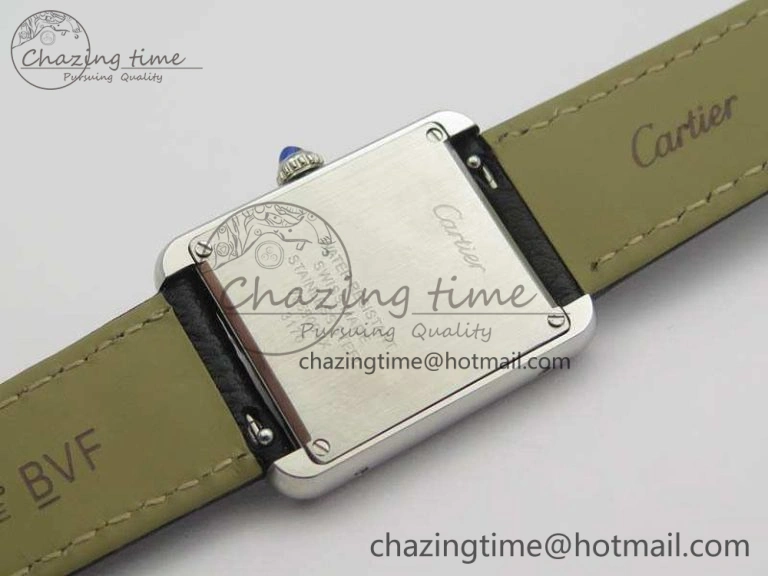 Tank W5200002 Ladies 25mm SS GPF 1:1 Best Edition White Dial On Leather Strap Ronda Quartz Resilient 6280