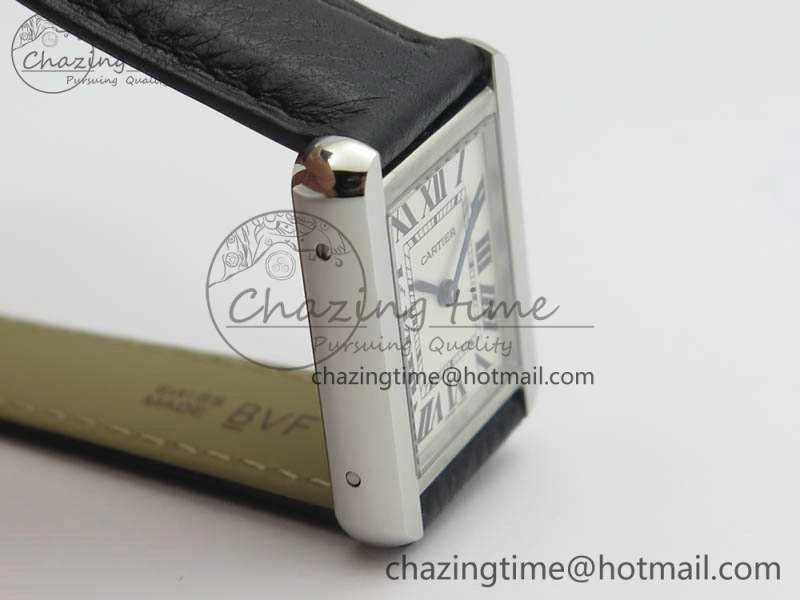 Tank W5200002 Ladies 25mm SS GPF 1:1 Best Edition White Dial On Leather Strap Ronda Quartz Resilient 6280