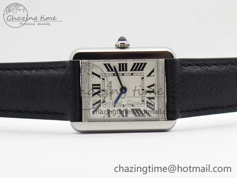 Tank W5200002 Ladies 25mm SS GPF 1:1 Best Edition White Dial On Leather Strap Ronda Quartz Resilient 6280