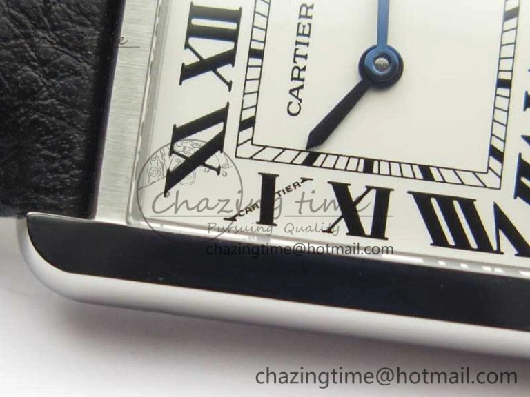 Tank W5200002 Ladies 25mm SS GPF 1:1 Best Edition White Dial On Leather Strap Ronda Quartz Resilient 6280