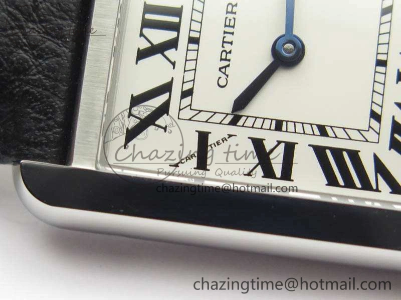 Tank W5200002 Ladies 25mm SS GPF 1:1 Best Edition White Dial On Leather Strap Ronda Quartz Resilient 6280