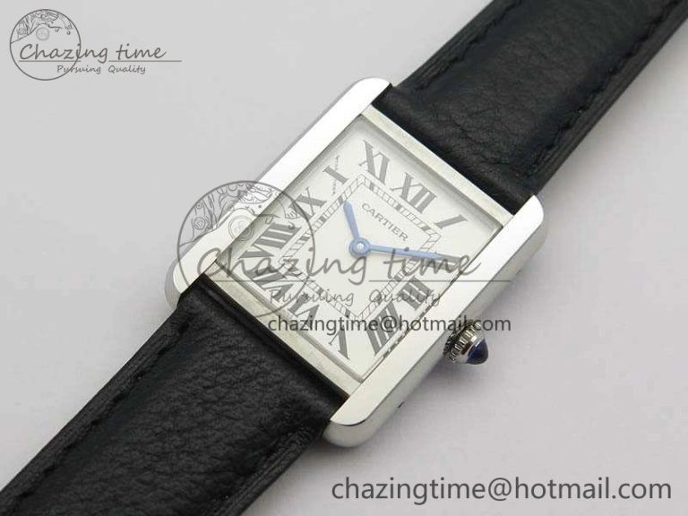 Tank W5200002 Ladies 25mm SS GPF 1:1 Best Edition White Dial On Leather Strap Ronda Quartz Resilient 6280